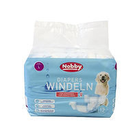 Produktbild von Nobby Hundewindeln für Hündinnen Größe L 12 Stück