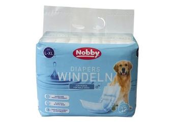 Nobby Hundewindeln für Rüden Größe L-XL mit 60-80 cm Hüftumfang 12 Stück – Bild 1 von 2