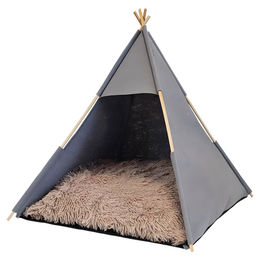 Nobby Hundezelt Tenda Kuschelhöhle aus Filz Grau 70x70x70 cm – Bild 1 von 3