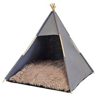 Produktbild von Nobby Hundezelt Tenda Kuschelhöhle aus Filz Grau 70x70x70 cm