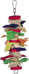 Nobby Intelligenzspielzeug für Papageien und Großsittiche aus Holz und Sisal bunt 30 x 10 cm – Bild 1 von 2