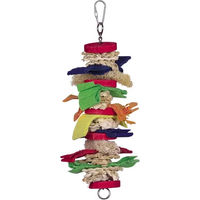 Produktbild von Nobby Intelligenzspielzeug für Papageien und Großsittiche aus Holz und Sisal bunt 30 x 10 cm