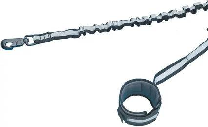 Produktbild von Nobby Joggingleine Elastic aus Nylon Schwarz Größe L 100-150 cm