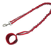 Produktbild von Nobby Joggingleine Elastic Sportgeschirr für Hunde Rot Nylon Größe L