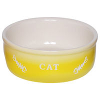 Produktbild von Nobby Katzen Futternapf aus Keramik in Gelb Gradient - 250 ml