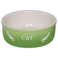 Produktbild von Nobby Katzen Futternapf aus Keramik in Grün Gradient - 250 ml