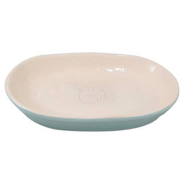 Nobby Katzen Futternapf Jada aus Keramik Mint/Creme 0,10 l - 0,1 l – Bild 1 von 6