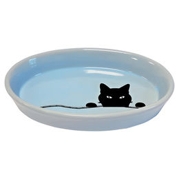 Nobby Katzen Futternapf Wilson aus Keramik hellblau – Bild 1 von 2