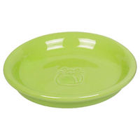 Produktbild von Nobby Katzen Keramik Milchschale hellgrün 14 x 2 cm - 0,1 l