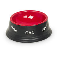 Produktbild von Nobby Katzen Keramiknapf Schwarz Rot - 1 Stk.