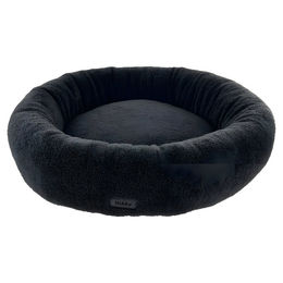 Produktbild von Nobby Katzen Komfortbett Donut Jella Plüsch grau Ø 80 cm x 18 cm