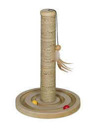 Produktbild von Nobby Katzen Kratzsäule Spin & Pole aus Holz in Naturfarben