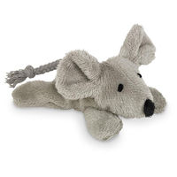 Produktbild von Nobby Katzen Spielzeug Plüsch Maus mit Catnip Grau 9 cm