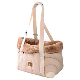 Produktbild von Nobby Katzen-Tasche Shetland 2-in-1 beige aus Plüsch
