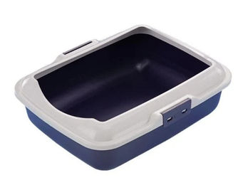 Nobby Katzen Toilettenschale aus Kunststoff blau 50 x 40 x 16 cm – Bild 1 von 5