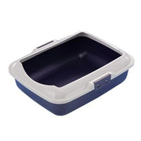 Produktbild von Nobby Katzen Toilettenschale aus Kunststoff blau 50 x 40 x 16 cm