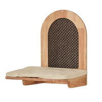 Produktbild von Nobby Katzen Wandelement Cin Kratzmatte aus Holz in Creme Beige 40 x 31,5 x 45 cm