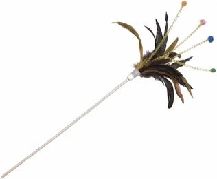 Produktbild von Nobby Katzenangel mit Korkgriff in Weiß oder Bunt