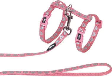 Nobby Katzengarnitur Cat Head aus Nylon für Katzen in Rosa – Bild 1 von 2
