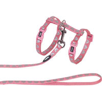 Produktbild von Nobby Katzengarnitur Cat Head aus Nylon für Katzen in Rosa