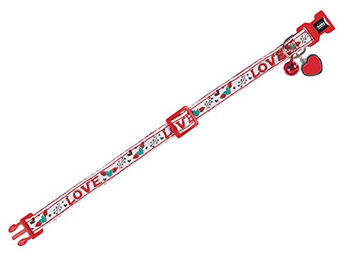 Produktbild von Nobby Katzenhalsband Love rot - 1 Stk.
