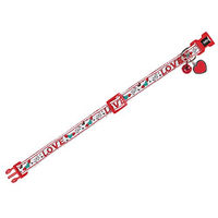 Produktbild von Nobby Katzenhalsband Love rot - 1 Stk.