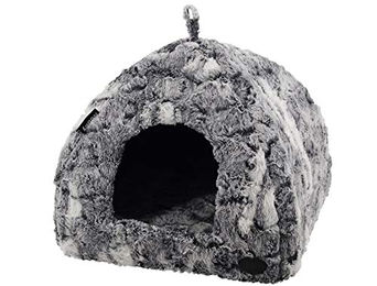 Produktbild von Nobby Katzenhöhle CITRA eckig aus Plüsch grau 40 x 40 x 35 cm