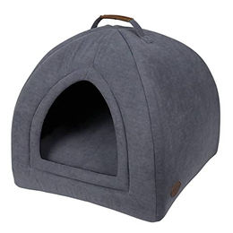 Produktbild von Nobby Katzenhöhle Tiana Navy Blau Grau aus Polyester Größe XS 38 x 38 x 38 cm