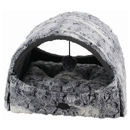 Produktbild von Nobby Katzenhöhle Tunnel aus Plüsch Grau