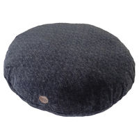 Produktbild von Nobby Katzenkissen rund Cuddly aus Plüsch dunkelgrau XL Ø 100 cm x 20 cm