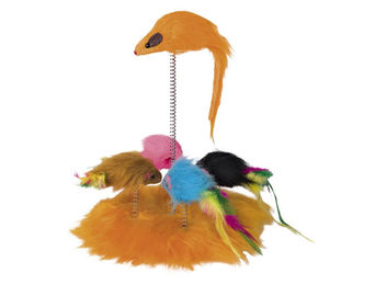 Produktbild von Nobby Katzenspielplatz Bunt Orange - 15 cm