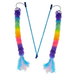 Nobby Katzenspielzeug Angel Knisterwurm aus buntem Plüsch – Bild 1 von 4