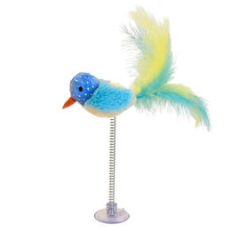 Nobby Katzenspielzeug Birdy Plüschspielzeug mit Catnip in Blau oder Bunt – Bild 1 von 2