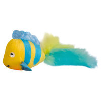 Produktbild von Nobby Katzenspielzeug Fisch aus Plüsch mit Katzenminze und LED Blinklicht