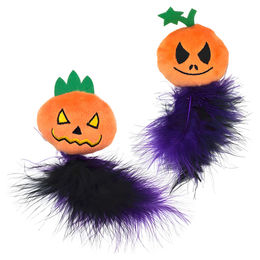 Produktbild von Nobby Katzenspielzeug Halloween Kürbis aus Plüsch mit Catnip in Orange