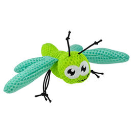 Produktbild von Nobby Katzenspielzeug Libelle aus Mesh mit Catnip in Grün 10x17cm