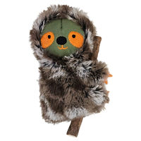 Produktbild von Nobby Katzenspielzeug Plüsch Faultier mit Catnip Braun 13 cm - 13 cm