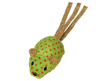 Produktbild von Nobby Katzenspielzeug Plüsch Maus mit Catnip in Grün