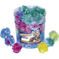 Produktbild von Nobby Katzenspielzeug Set mit 48 bunten Bällen
