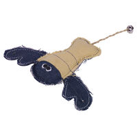 Produktbild von Nobby Katzenspielzeug Stoff Hummer mit Catnip blau braun