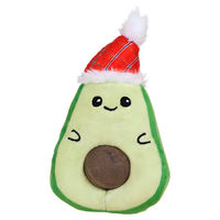 Produktbild von Nobby Katzenspielzeug Xmas Avocado aus Plüsch mit Catnip Ball in Grün