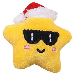 Produktbild von Nobby Katzenspielzeug Xmas Star Cool Gelb aus Plüsch mit Catnip