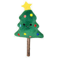 Produktbild von Nobby Katzenspielzeug Xmas Tanne aus Plüsch mit Catnip in Grün