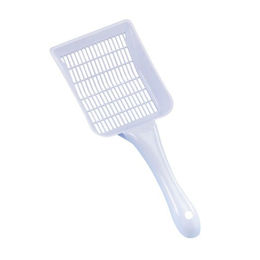 Produktbild von Nobby Katzenstreulöffel fein aus Kunststoff in Weiß 27 cm