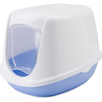 Produktbild von Nobby Katzentoilette Duchesse Haubentoilette für Kitten Blau-Weiß