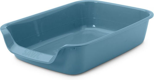 Nobby Katzentoilette Junior offene Schalentoilette für Kitten und Senioren Blau – Bild 1 von 3