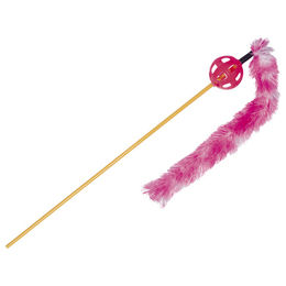 Produktbild von Nobby Katzenwedel mit Plüsch in Rosa 90 cm