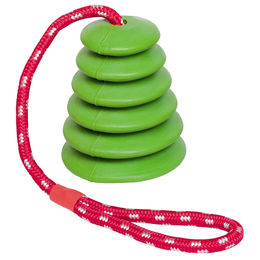 Nobby Kauspielzeug Glocke Rifle aus Gummi Grün Ø12cm - 12 cm – Bild 1 von 2