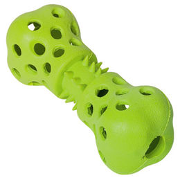 Produktbild von Nobby Kauspielzeug Hantel aus Vollgummi grün