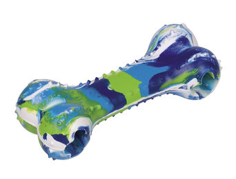 Nobby Kauspielzeug Knochen aus Gummi Camouflage für Hunde – Bild 1 von 3